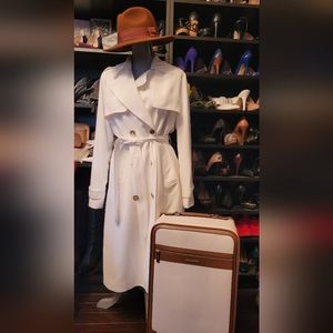 Winter White Michael Kors Trench